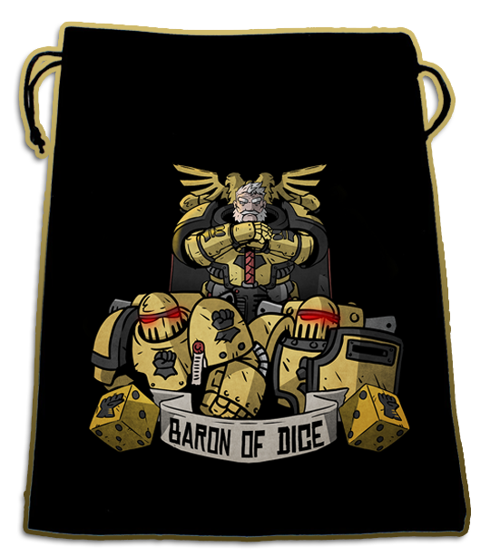 Premium Black Dice Bags - Out of Play