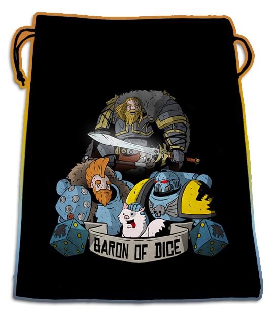 Premium Black Dice Bags - Out of Play