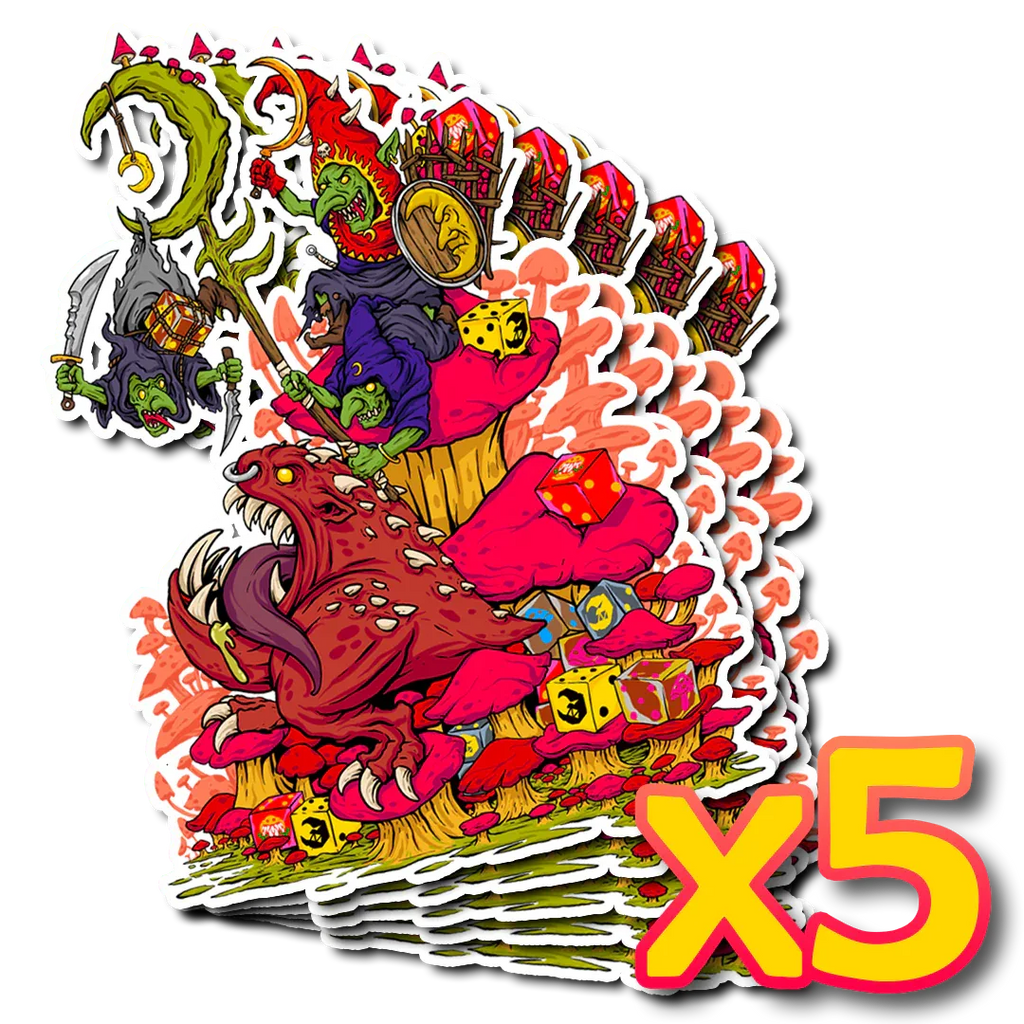 Premium Vinyl Stickers - Out of Play