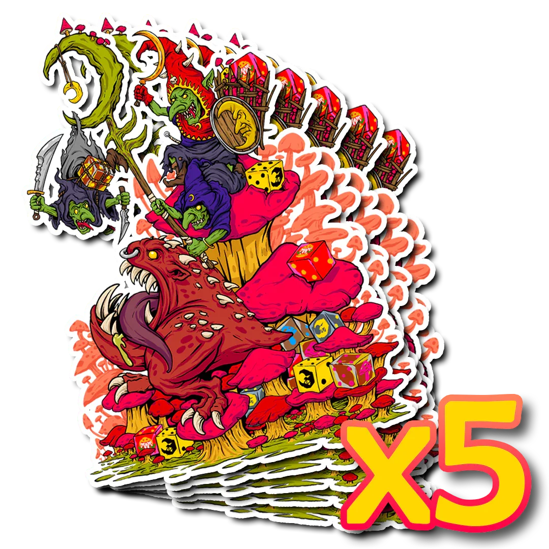 Premium Vinyl Stickers - Out of Play