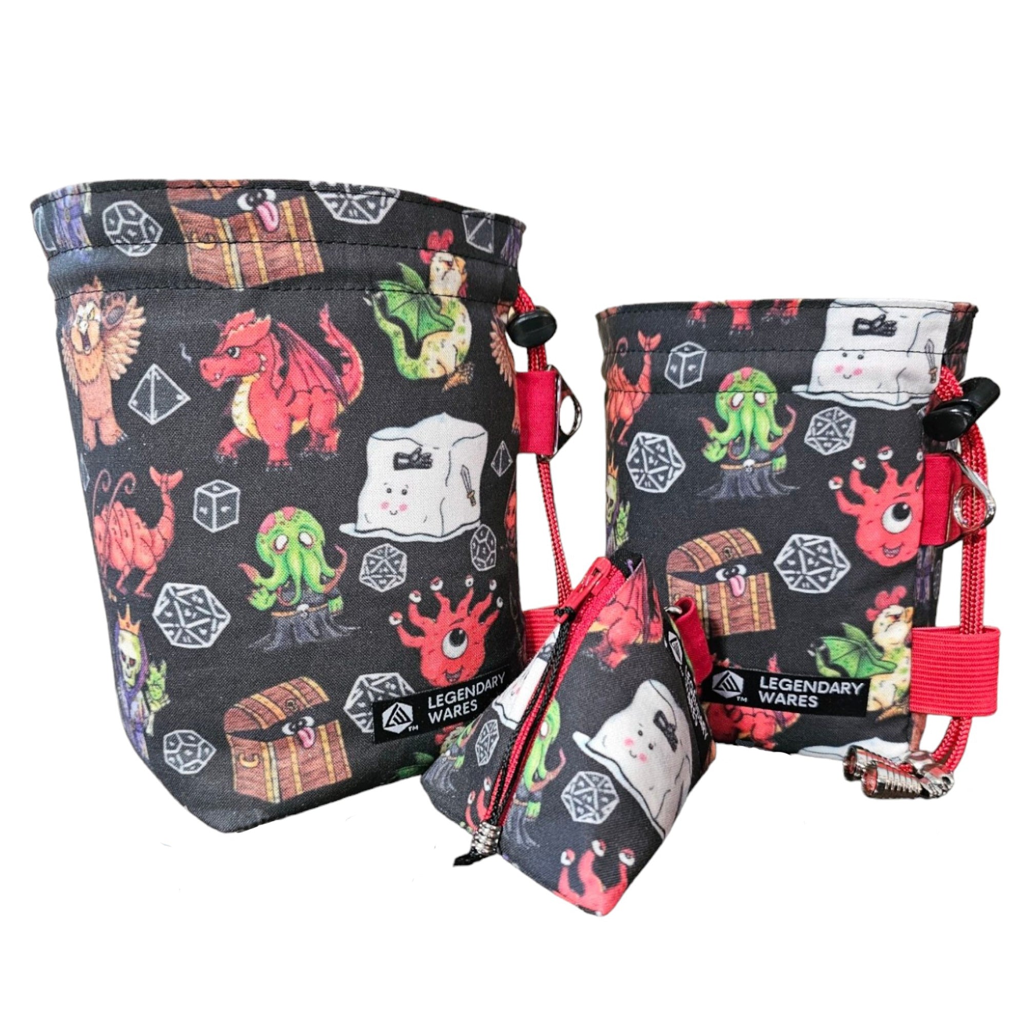 Dungeon Cuties Dice Bags - Out of Play