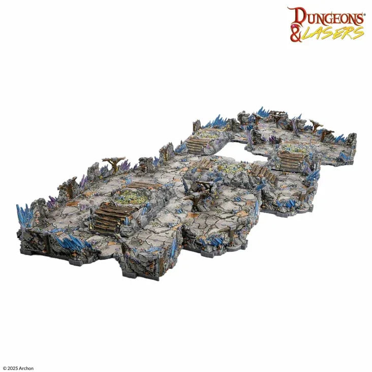 Dungeons & Lasers: Deep Mines Pre-Painted - Out of Play