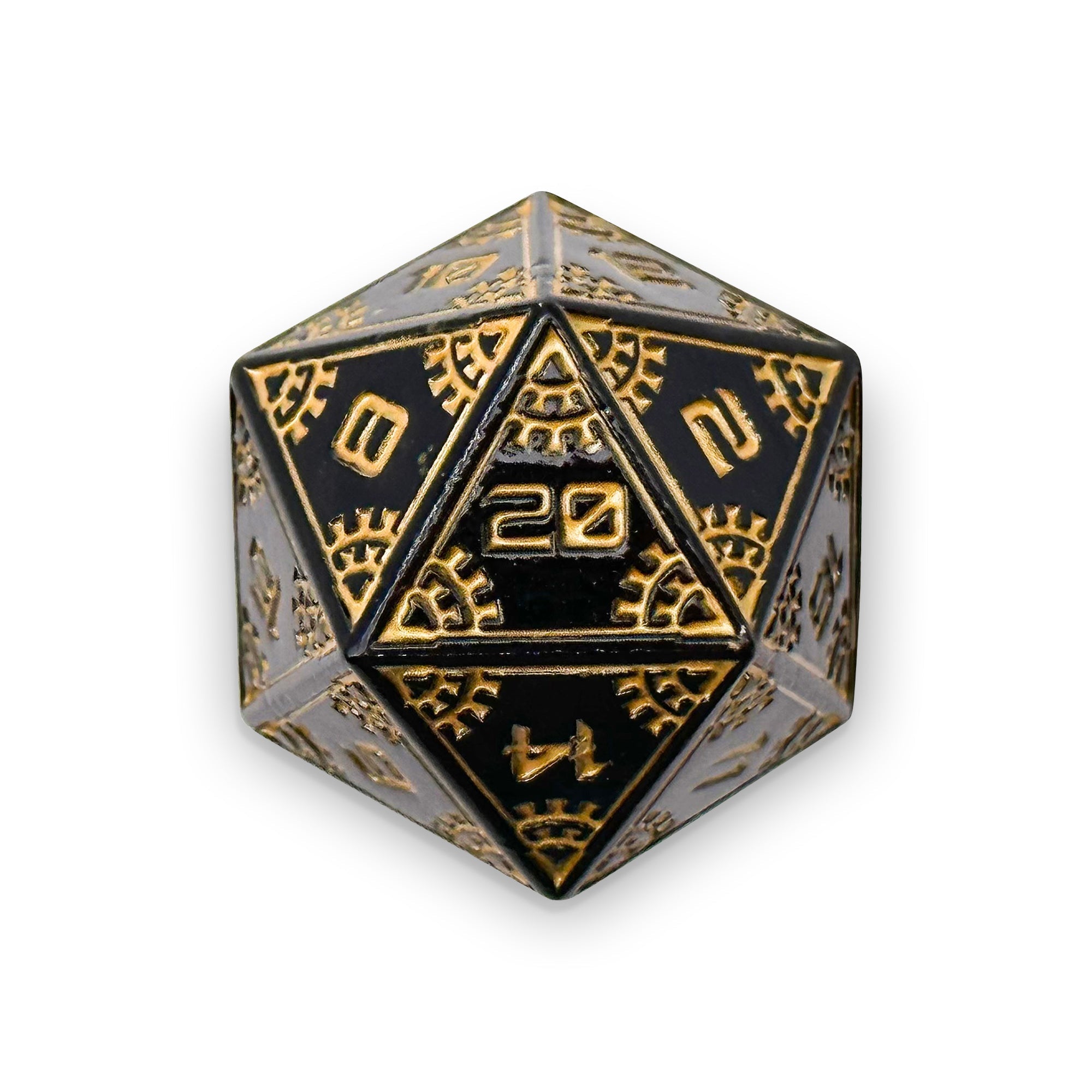 Space Dice Meteor Runestones™ - 25mm D20 - Eclipse - Out of Play