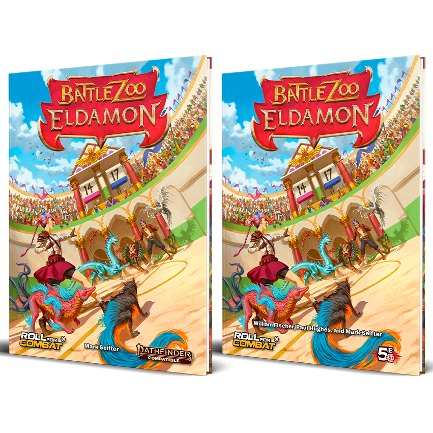 Battlezoo Eldamon Hardcover & PDF Roll For Combat