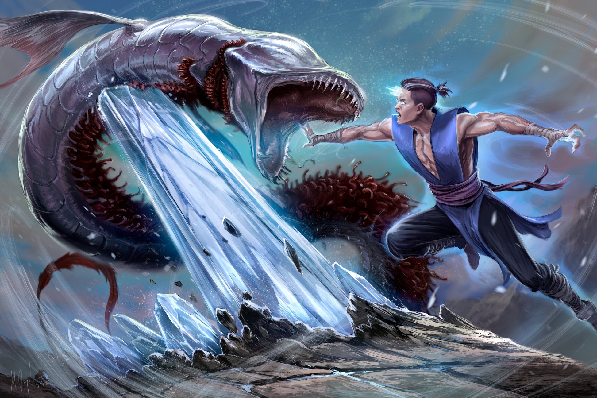 Battlezoo Eldamon Hardcover & PDF Roll For Combat