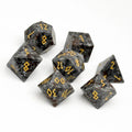 Emberlight - 7 Piece RPG Set Gemstone Dice - Out of Play