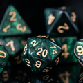Enchanted Forest Dew Acrylic Dice Set
