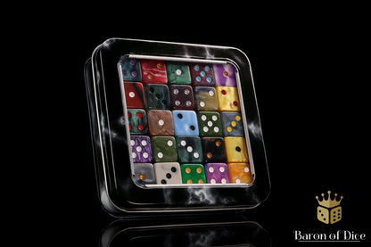 Clan McFlaggon Dice - Ice Blue BaronOfDice