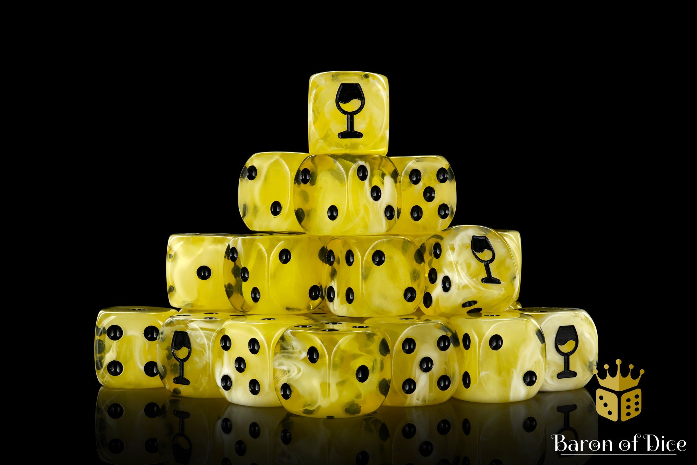 White Wine Dice - Out of Play