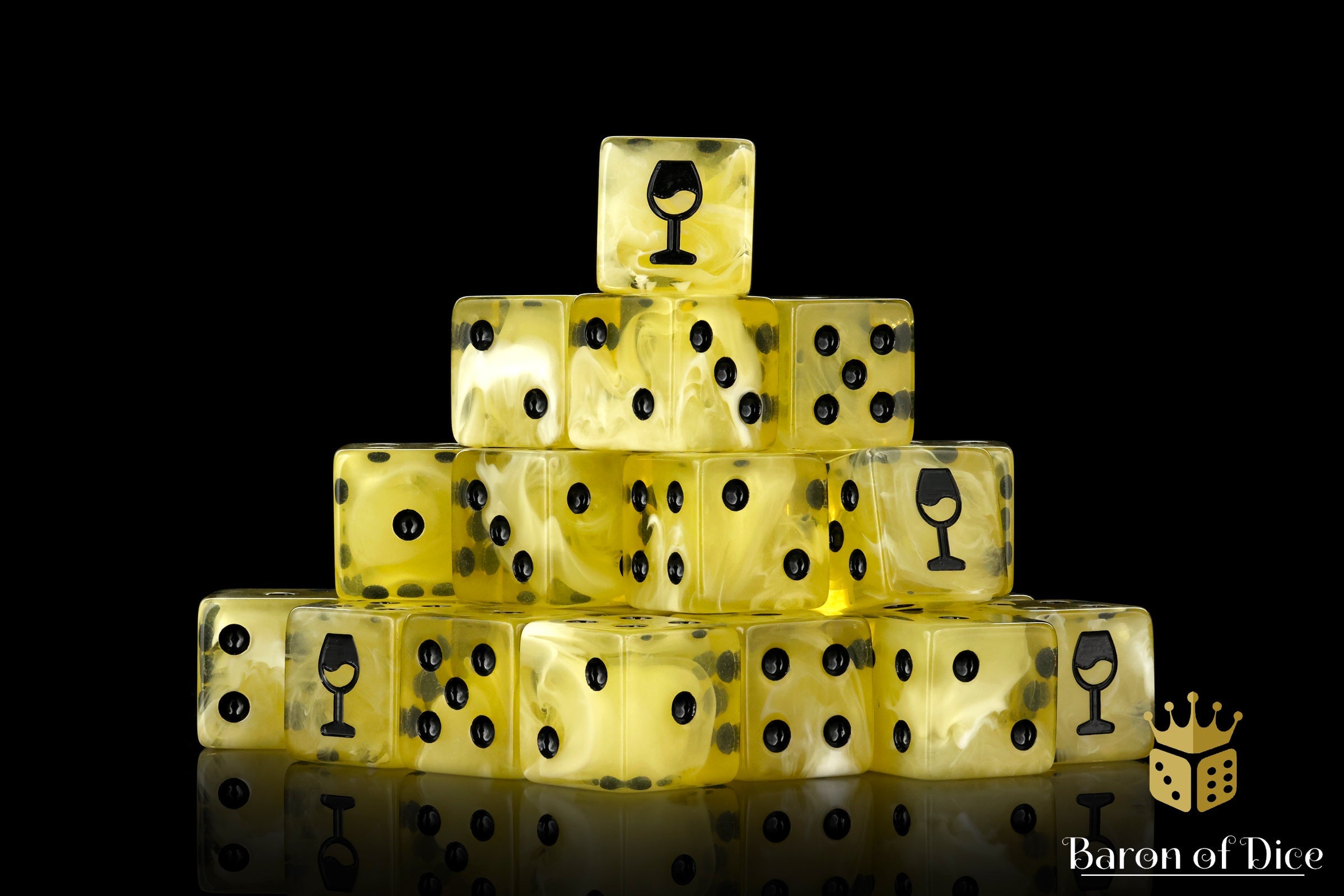 White Wine Dice - Out of Play