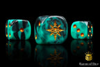 Eye of Chaos Dice - Aquamarine - Out of Play