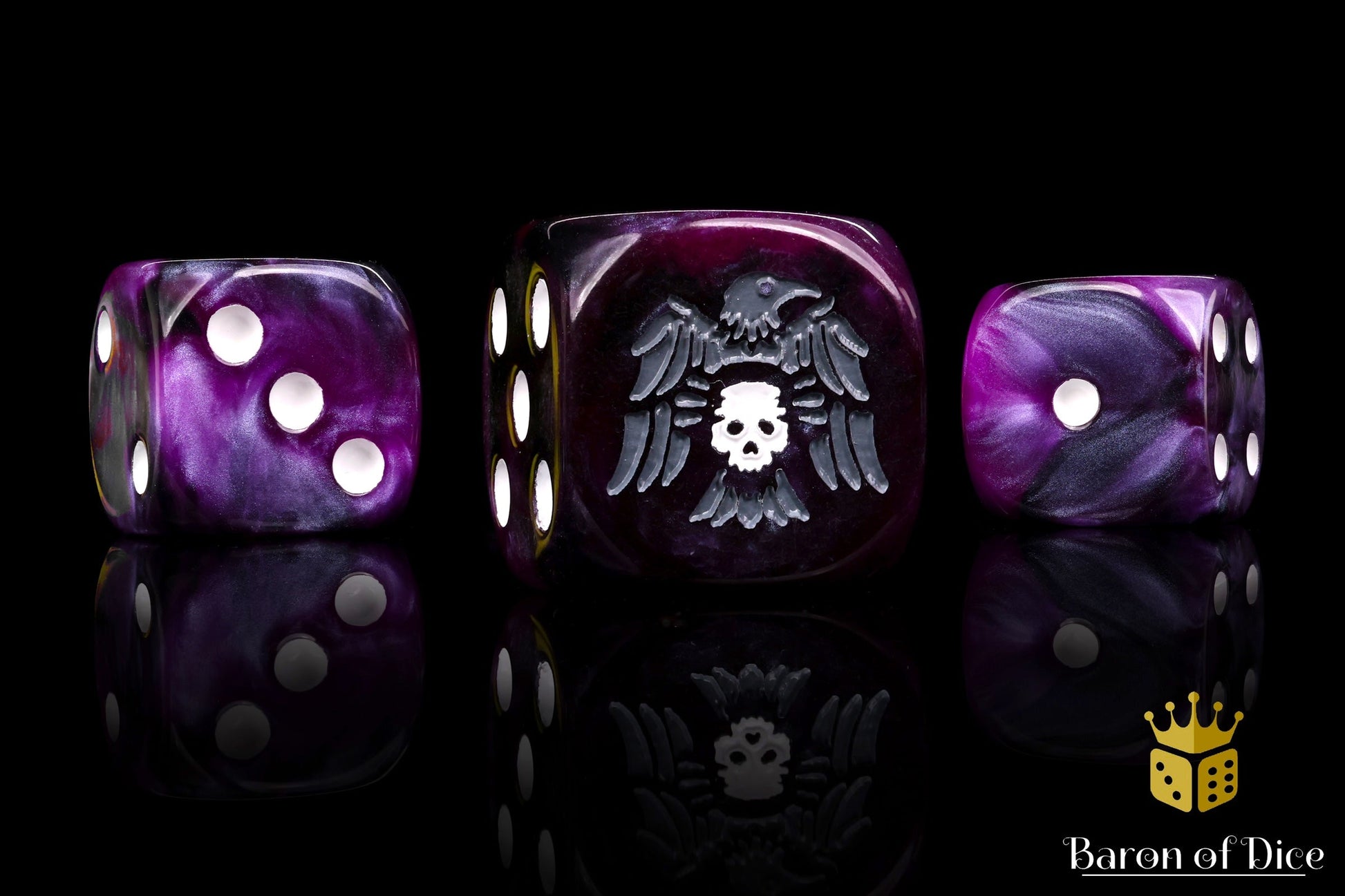 Raven & Skull Dice - Out of Play