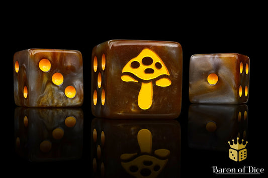 Shroom Dice - Orange - Out of Play