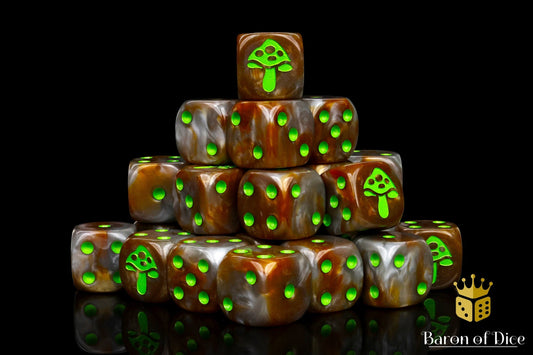 Shroom Dice - Bright Green - Out of Play