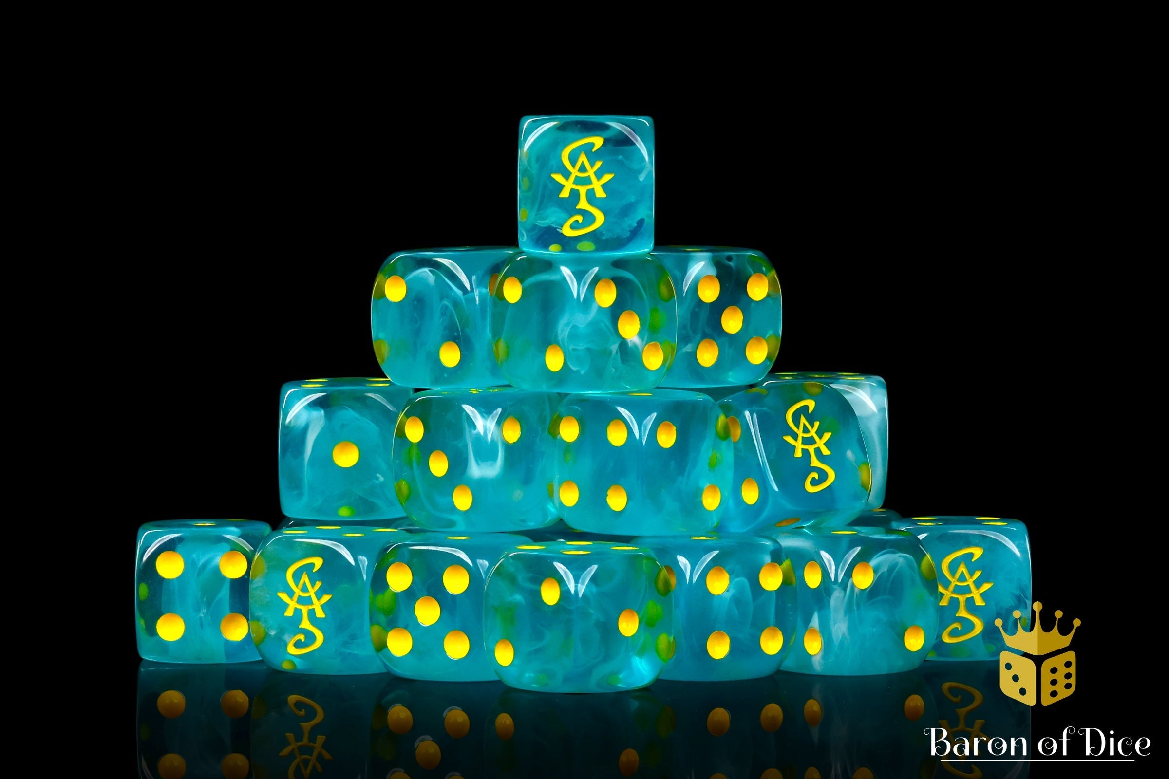 High Elves Dice - Elvish Blue - Out of Play