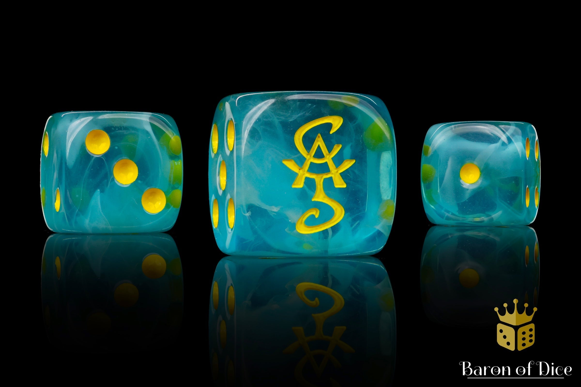 High Elves Dice - Elvish Blue - Out of Play