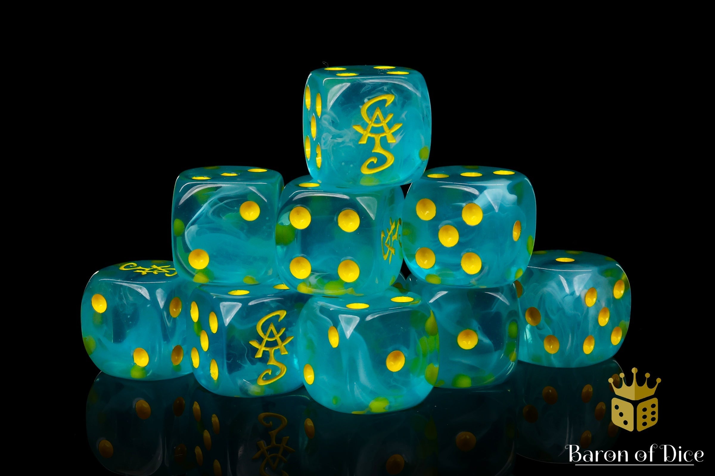 High Elves Dice - Elvish Blue - Out of Play