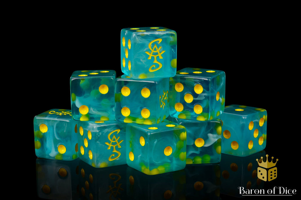 High Elves Dice - Elvish Blue - Out of Play