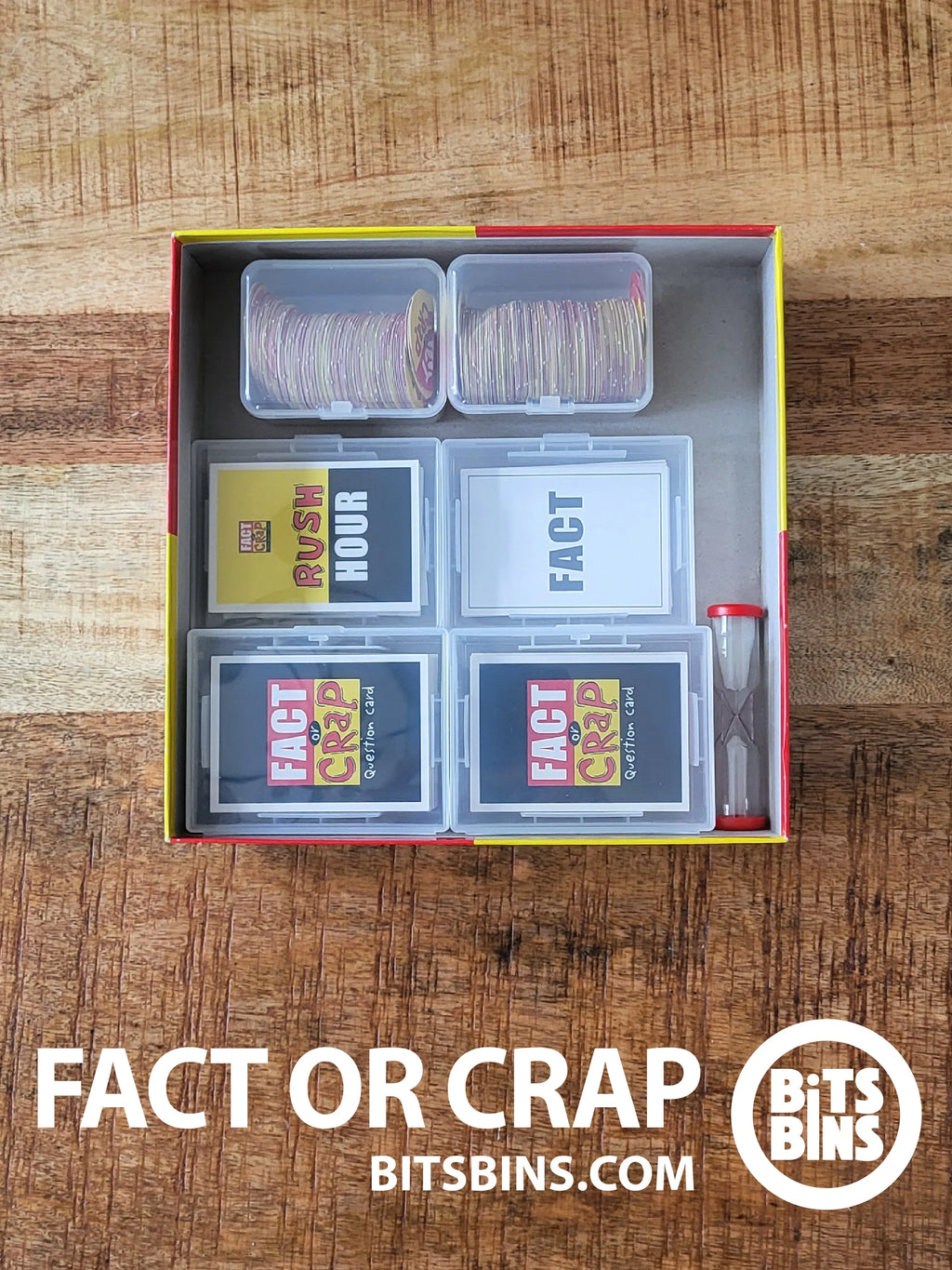 Bits Bins Fact or Crap - 4 100+ Card Boxes, 2 Cases - Out of Play