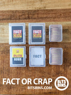 Bits Bins Fact or Crap - 4 100+ Card Boxes, 2 Cases - Out of Play