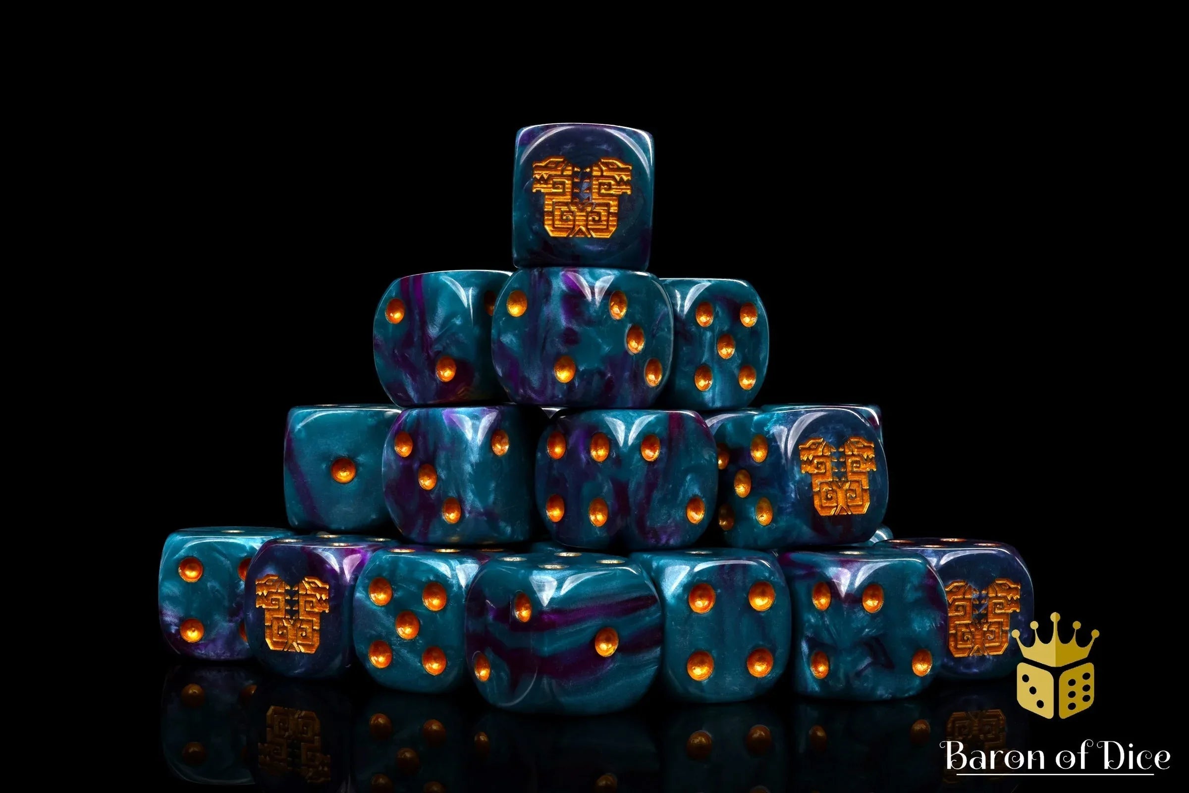 Mayan Lizard Dice - Out of Play