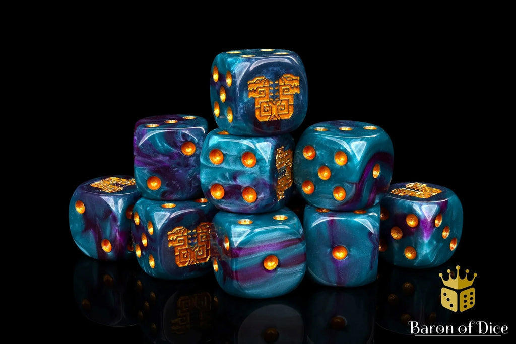 Mayan Lizard Dice - Out of Play