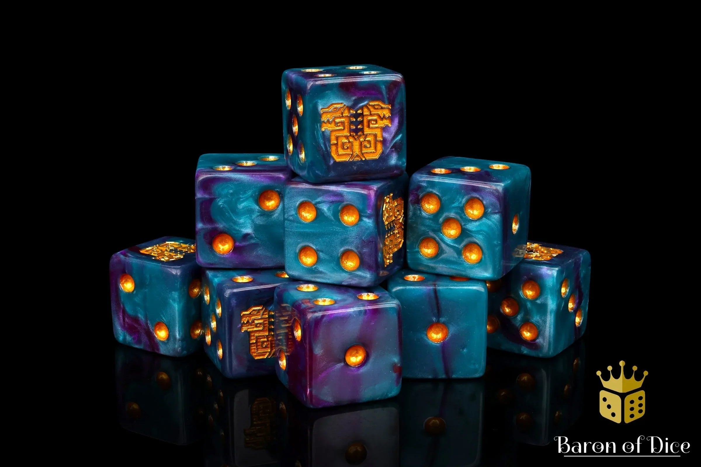 Mayan Lizard Dice - Out of Play