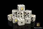 Flaming Book Dice - Out of Play