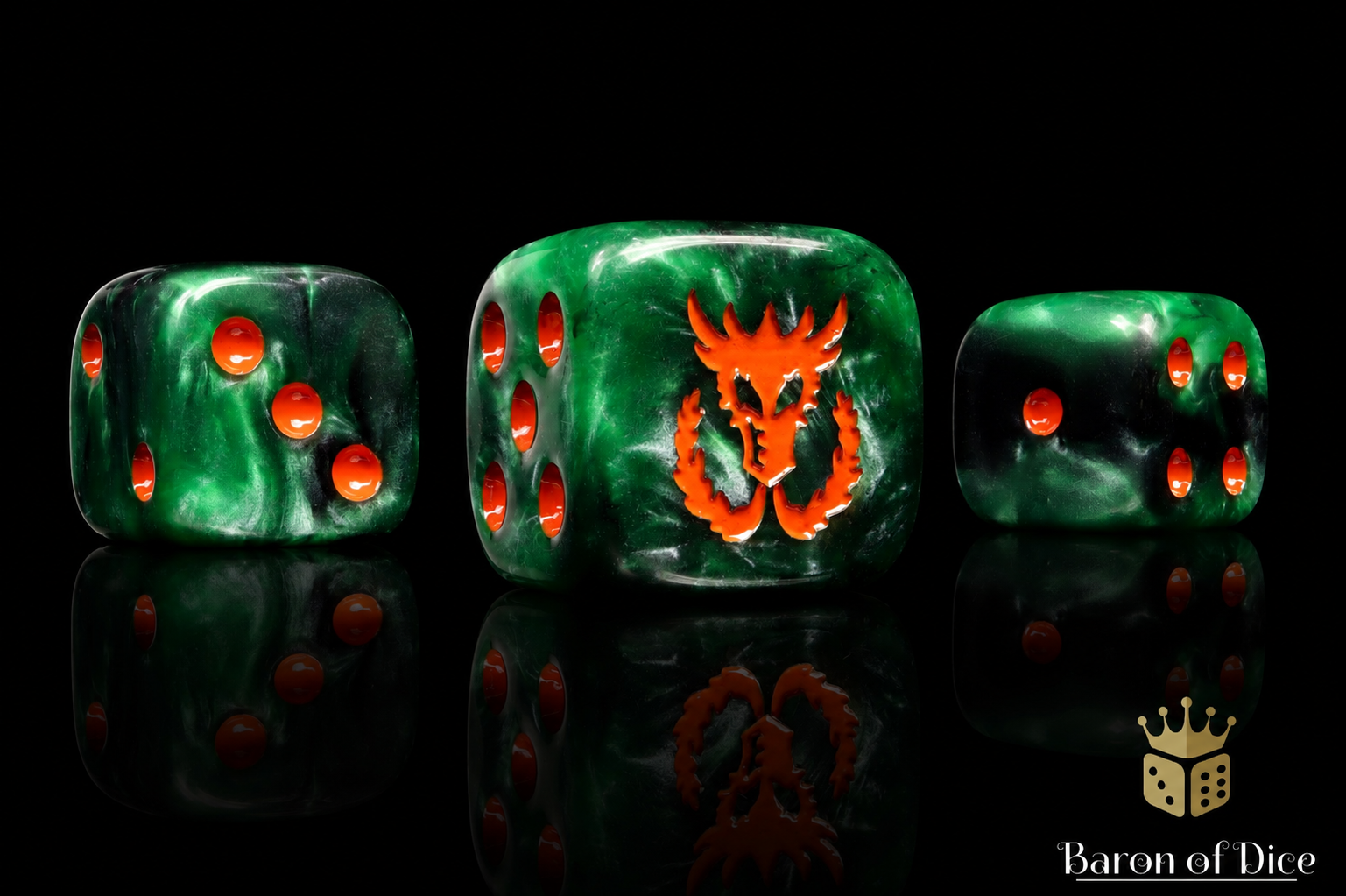 Flaming Drake Dice