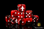 Fleur De Lis Dice - Red - Out of Play