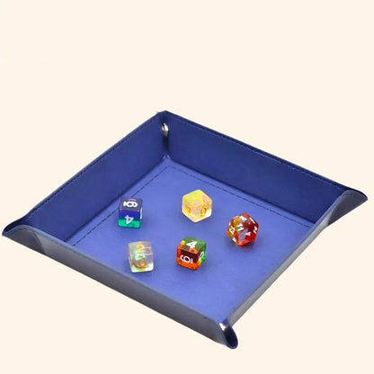 Foldable Square Dice Tray - Out of Play Board Game Accessories