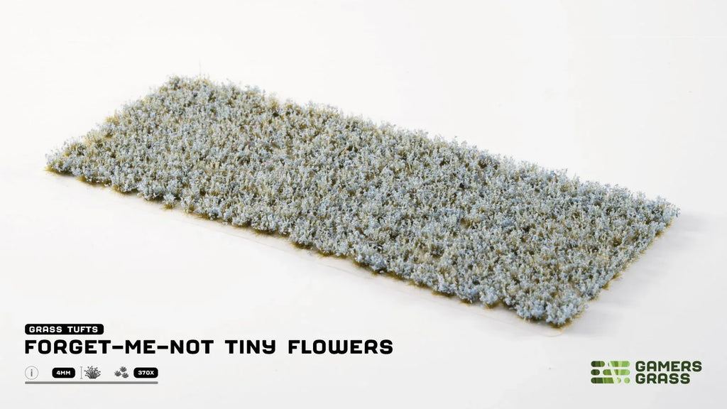 Gamers Grass - Tiny Flower Tuft Set - Forget-Me-Not - Out of Play
