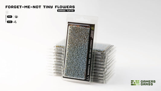 Gamers Grass - Tiny Flower Tuft Set - Forget-Me-Not - Out of Play