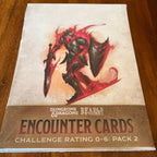 Encounter Cards (D&D) - Challenge Rating 0-6 PACK 2 - Out of Play