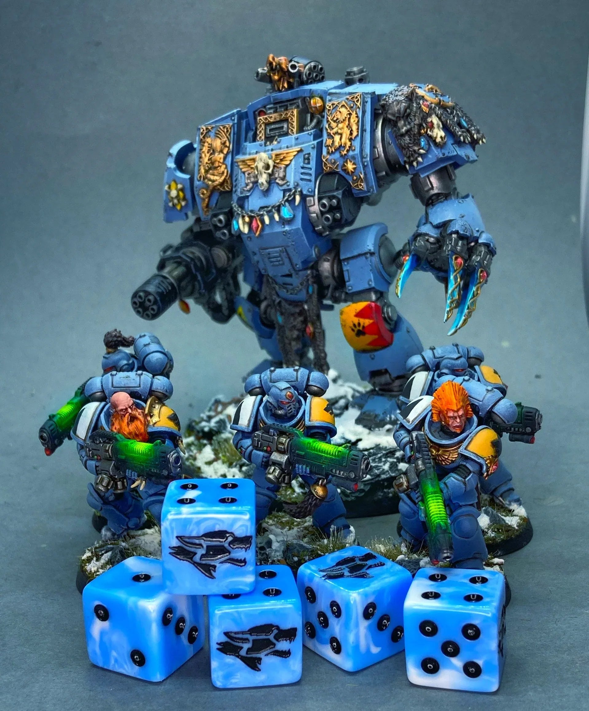 Frost Wolf Dice - Out of Play