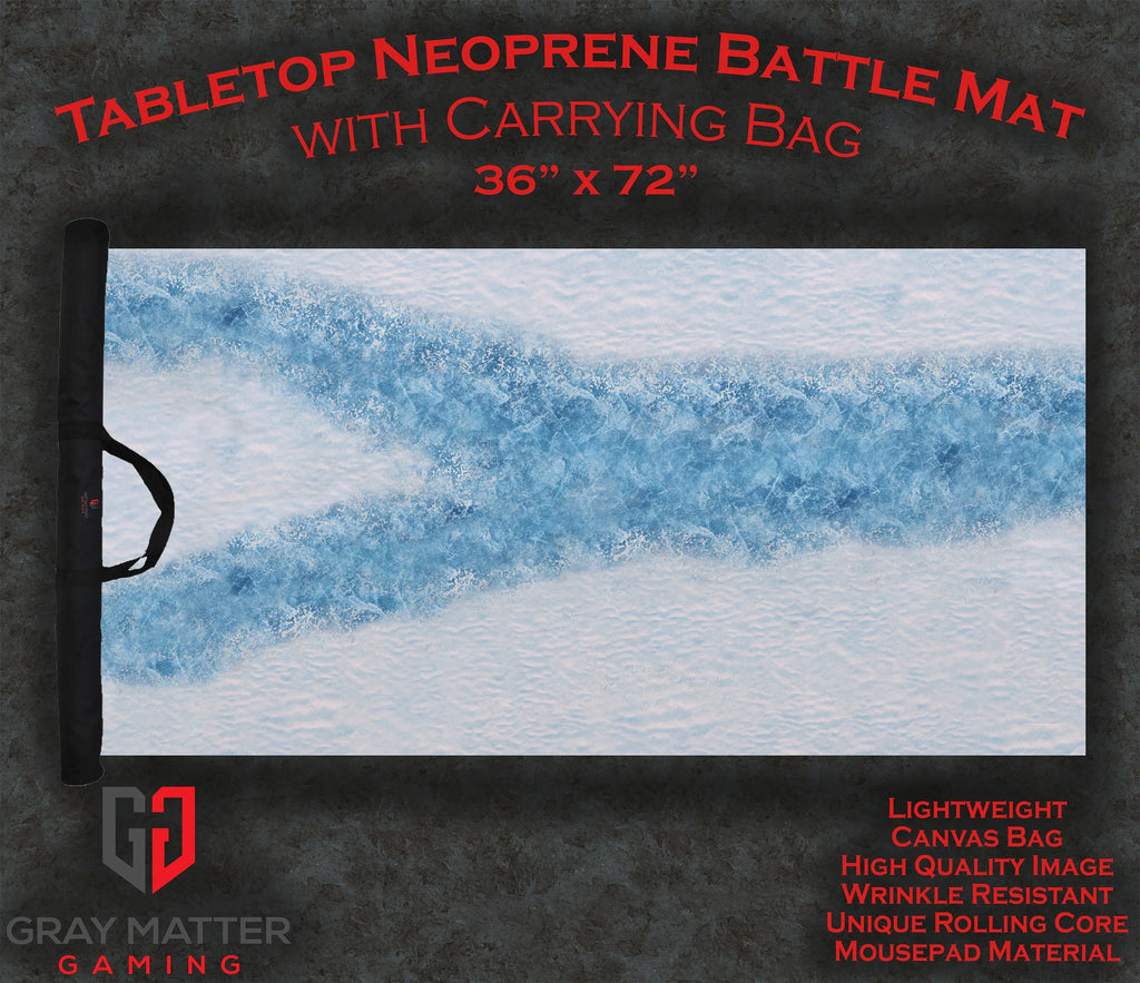 Frozen River - Neoprene Battle Mat with Bag - Out of Play