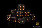 Matte Black Universal Dice - Out of Play