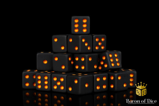 Matte Black Universal Dice - Out of Play