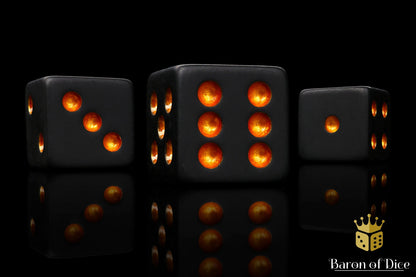 Matte Black Universal Dice - Out of Play