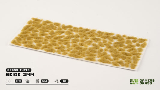 Gamers Grass - Grass Tuft - Beige (2mm) - Out of Play