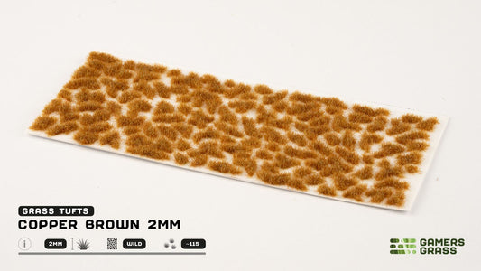 Gamers Grass - Grass Tuft - Copper Brown (2mm) - Out of Play