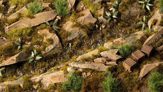 Gamers Grass - Grass Tuft - Dark Moss (2mm) - Out of Play