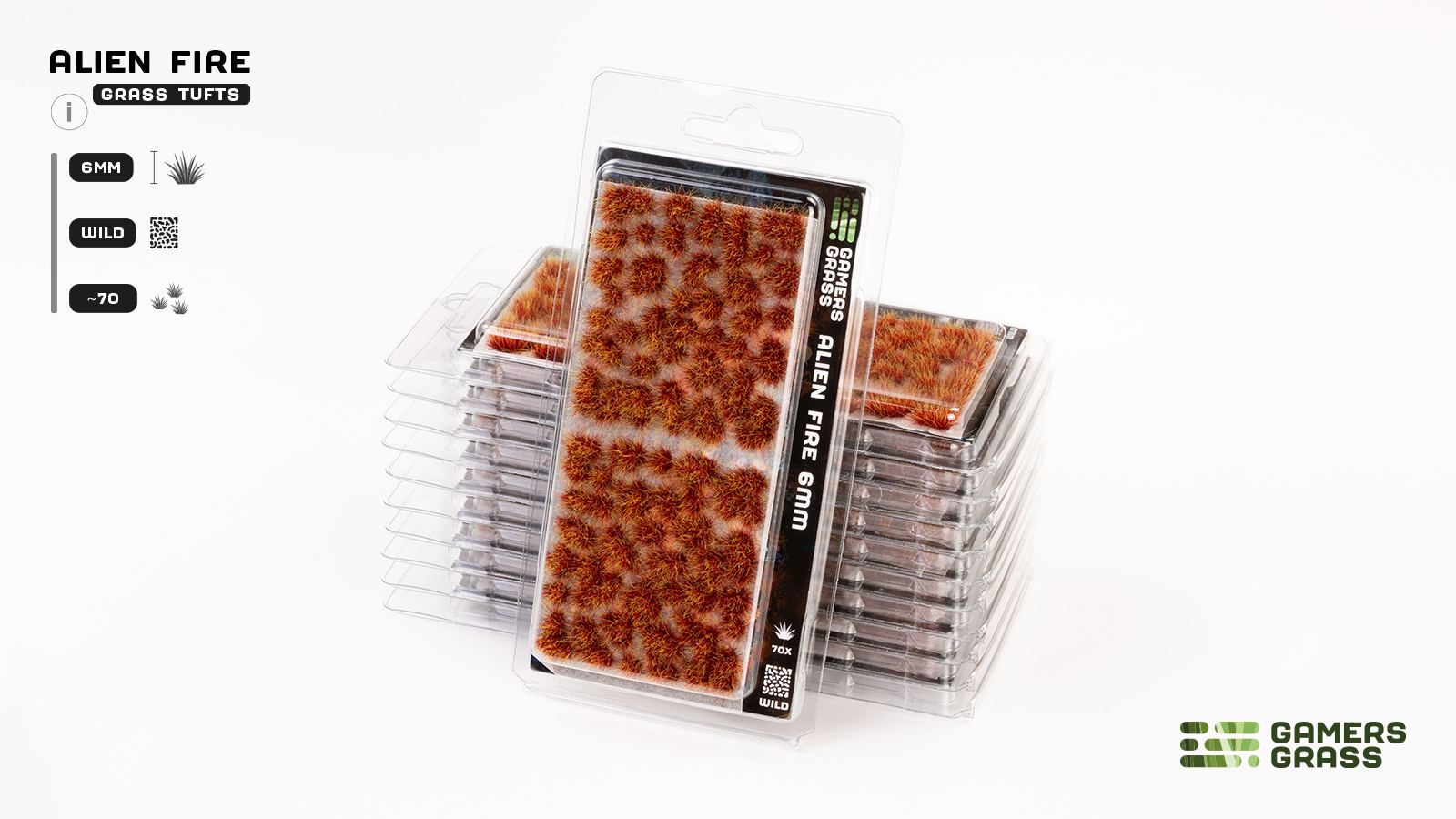 Gamers Grass - Alien Tuft - Fire Tuft - Out of Play