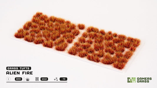 Gamers Grass - Alien Tuft - Fire Tuft - Out of Play