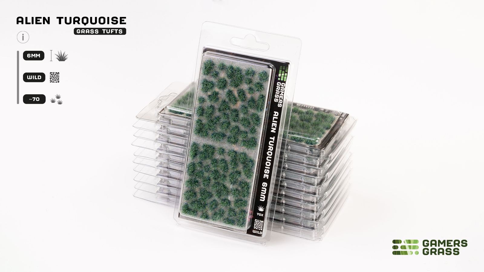 Gamers Grass - Alien Tuft - Alien Turquoise - Out of Play