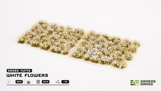 Gamers Grass - Flower Tuft Set - White Flower - Out of Play
