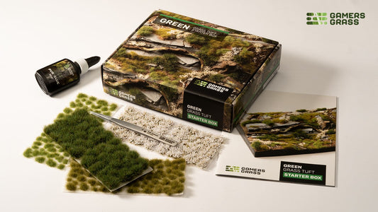 Gamers Grass - Tuft Starter Box - Green Grass - Out of Play