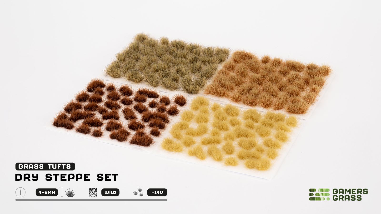 Gamers Grass - Grass Tuft Set - Dry Steppe - Out of Play