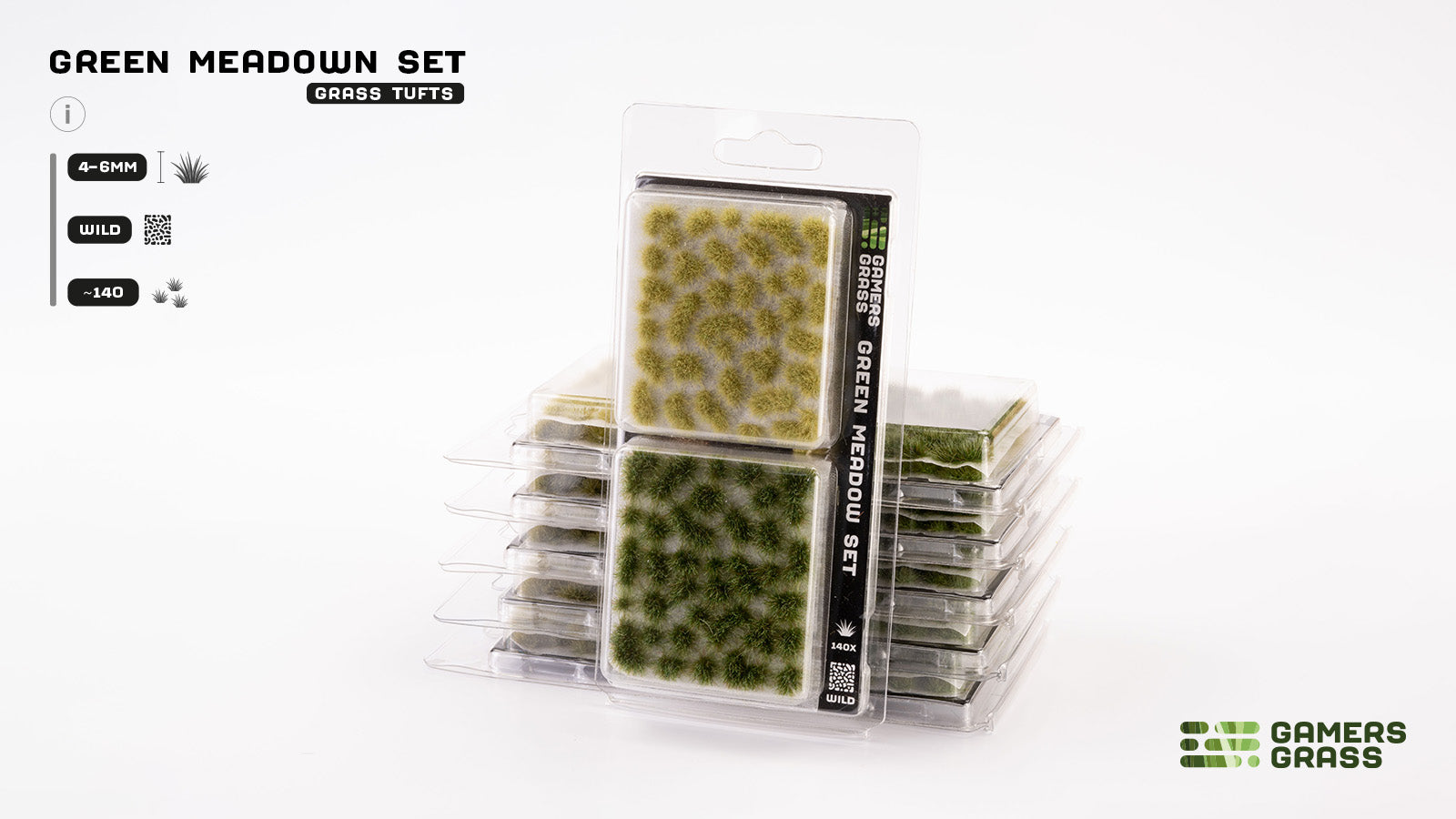 Gamers Grass - Grass Tuft Set - Green Meadow BaronOfDice