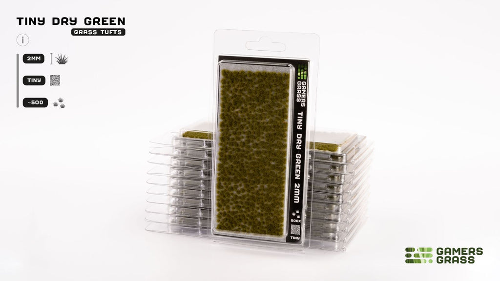 Gamers Grass - Tiny Tufts - Dry Green - Out of Play